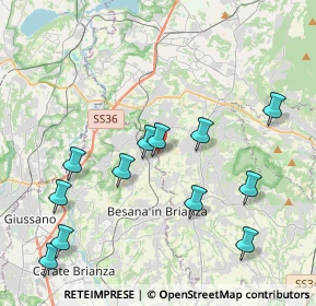 Mappa Via Nilde Iotti, 23893 Cassago Brianza LC, Italia (4.37167)
