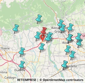 Mappa Via Fosse, 36063 Marostica VI, Italia (8.413)