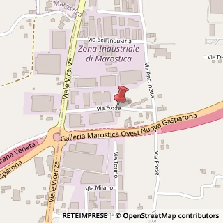 Mappa Via Fosse, 48, 36063 Marostica, Vicenza (Veneto)