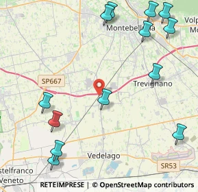 Mappa Strada Provinciale, 31050 Montebelluna TV, Italia (5.57077)