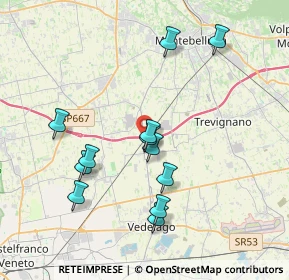 Mappa Strada Provinciale, 31050 Montebelluna TV, Italia (3.64833)