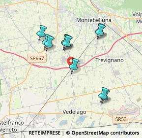 Mappa Strada Provinciale, 31050 Montebelluna TV, Italia (3.35455)