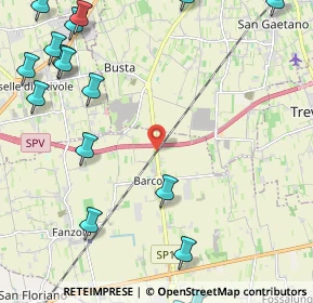 Mappa Strada Provinciale, 31050 Vedelago TV, Italia (3.4265)