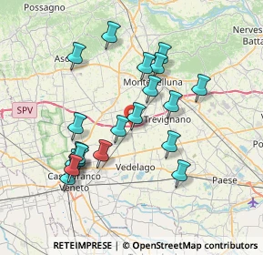 Mappa Strada Provinciale, 31050 Montebelluna TV, Italia (7.0115)