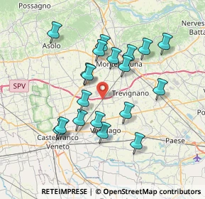 Mappa Strada Provinciale, 31050 Montebelluna TV, Italia (6.71105)