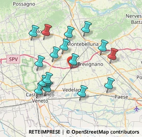 Mappa Strada Provinciale, 31050 Montebelluna TV, Italia (7.09063)