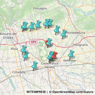 Mappa Via Giorgione, 31039 Riese Pio X TV, Italia (7.13765)