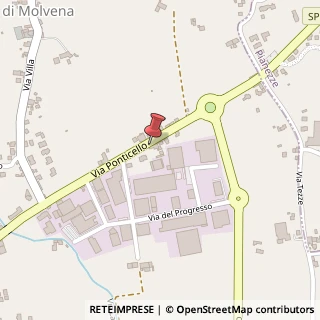 Mappa Via Ponticello, 72, 36060 Molvena, Vicenza (Veneto)