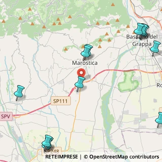 Mappa Strada Marosticana, 36060 Pianezze VI, Italia (6.56769)