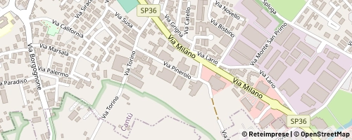 Mappa Cantù