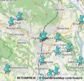 Mappa Via della Stazione, 23887 Olgiate Molgora LC, Italia (2.69929)