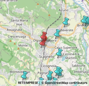 Mappa 23887 Olgiate Molgora LC, Italia (2.87733)