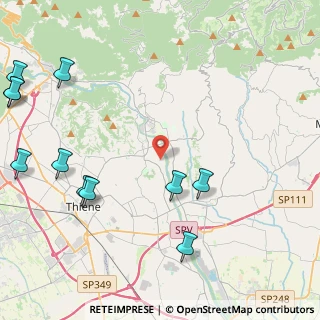 Mappa Via Cinquevie, 36030 Zugliano VI, Italia (6.295)