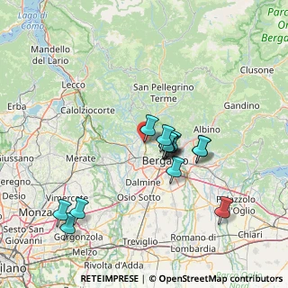 Mappa Piazza Vittorio Veneto, 24030 Paladina BG, Italia (13.13286)