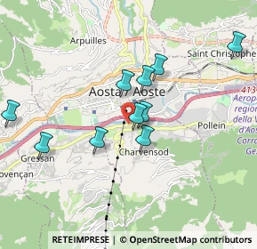 Mappa Località Ampaillant, 11020 Charvensod AO, Italia (1.91273)