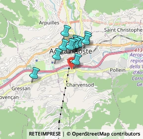 Mappa Località Ampaillant, 11020 Charvensod AO, Italia (1.07786)
