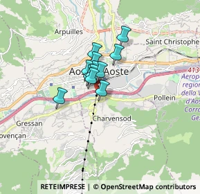 Mappa Località Ampaillant, 11020 Charvensod AO, Italia (0.94417)
