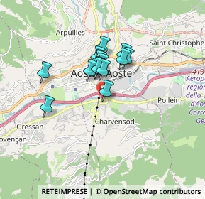 Mappa Località Ampaillant, 11020 Charvensod AO, Italia (1.18267)