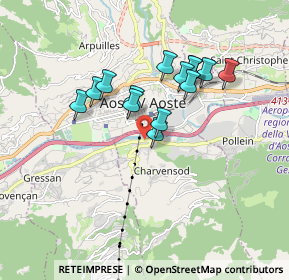 Mappa Località Ampaillant, 11020 Charvensod AO, Italia (1.41786)