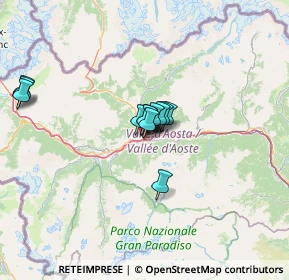 Mappa Località Ampaillant, 11020 Charvensod AO, Italia (9.32667)