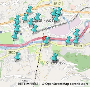 Mappa Località Ampaillant, 11020 Charvensod AO, Italia (1.0975)