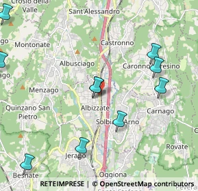 Mappa Via Ruzzella, 21041 Albizzate VA, Italia (2.62)