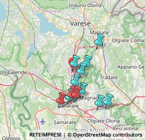 Mappa Via Ruzzella, 21041 Albizzate VA, Italia (6.11)