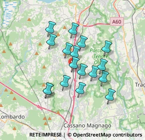 Mappa Via Ruzzella, 21041 Albizzate VA, Italia (2.85765)