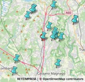 Mappa Via Ruzzella, 21041 Albizzate VA, Italia (4.37)