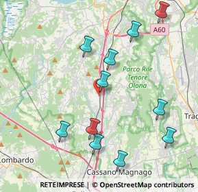 Mappa Via Ruzzella, 21041 Albizzate VA, Italia (4.38091)