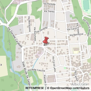 Mappa Via Podgora, 22, 21041 Albizzate, Varese (Lombardia)