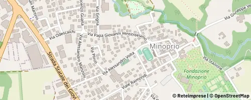 Mappa Vertemate con Minoprio