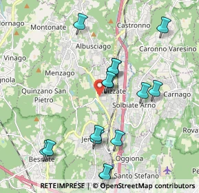 Mappa Via San Giuseppe, 21041 Albizzate VA, Italia (2.086)