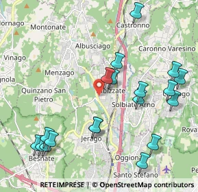 Mappa Via San Giuseppe, 21041 Albizzate VA, Italia (2.37842)
