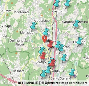 Mappa Via San Giuseppe, 21041 Albizzate VA, Italia (2.20118)