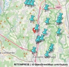 Mappa Via San Giuseppe, 21041 Albizzate VA, Italia (4.35737)