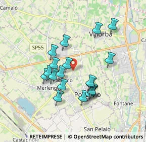 Mappa Via Ugo Foscolo, 31050 Ponzano Veneto TV, Italia (1.56316)