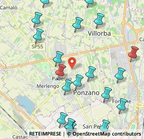Mappa Via Ugo Foscolo, 31050 Ponzano Veneto TV, Italia (2.5945)