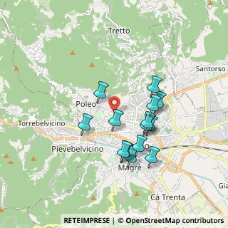 Mappa Via Boggiole, 36015 Schio VI, Italia (1.54286)