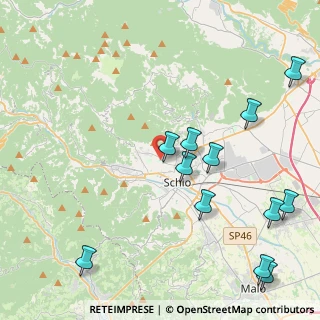Mappa Via Boggiole, 36015 Schio VI, Italia (5.14167)