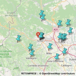 Mappa Via Boggiole, 36015 Schio VI, Italia (8.57158)