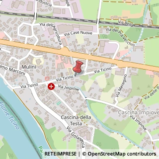 Mappa Viale Ticino, 22, 21018 Sesto Calende, Varese (Lombardia)