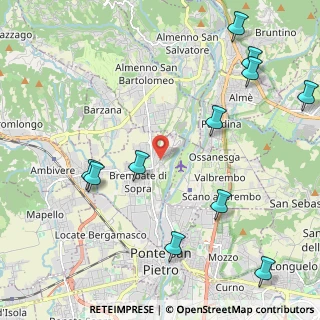 Mappa Via XXIV Maggio, 24030 Brembate di Sopra BG, Italia (2.70545)