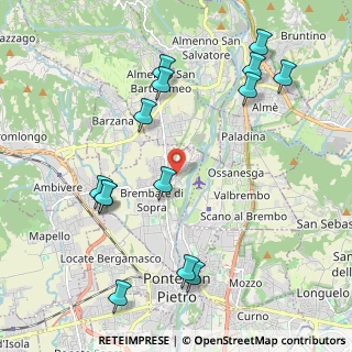 Mappa Via XXIV Maggio, 24030 Brembate di Sopra BG, Italia (2.37714)