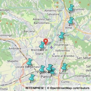 Mappa Via XXIV Maggio, 24030 Brembate di Sopra BG, Italia (2.64364)