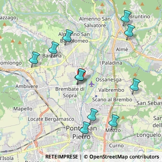 Mappa Via XXIV Maggio, 24030 Brembate di Sopra BG, Italia (2.30455)