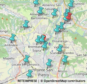 Mappa Via XXIV Maggio, 24030 Brembate di Sopra BG, Italia (2.2445)