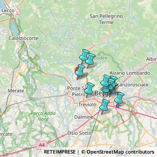 Mappa Via XXIV Maggio, 24030 Brembate di Sopra BG, Italia (5.98273)