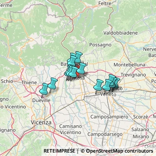 Mappa Via Calvisano, 36027 Rosà VI, Italia (9.42063)