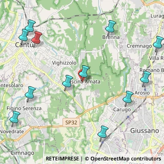 Mappa Via Ugo Foscolo, 22063 Cantù CO, Italia (2.89167)